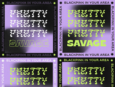 BLACKPINK - single cover art blackpink cover artwork design illustration illustrator kpop lettering surface design type type art typogaphy