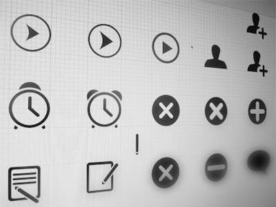 Creating some icons icons illustrator vector