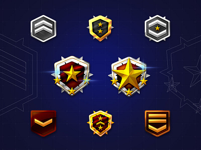 Gamification badges design [freebie] badge emblem experience experience design game gamification inspectr military order