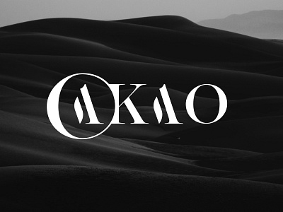 Oakao branding dailylogochallenge design flat illustration illustrator lettering logo typography vector