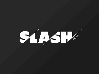 Slash Films branding design flat flatdesign illustration illustrator logo logodesign minimal vector