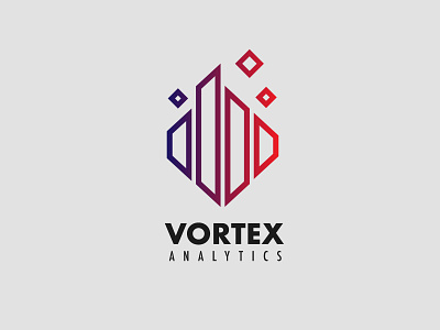 Vortex Analytics branding design flat flatdesign graphic graphicdesign illustration illustrator logo logodesign logoinspiration logoinspirations vector