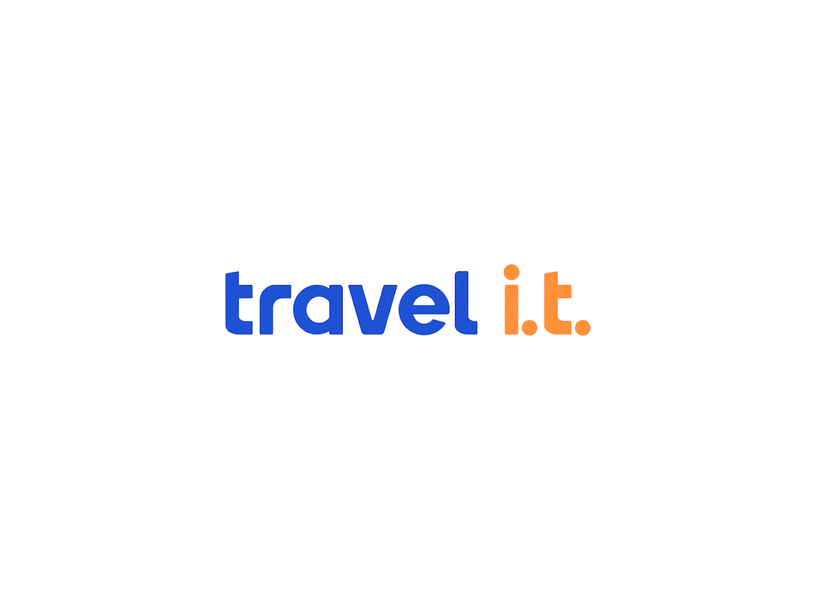 Travel I.T. Logo Animated animation br branding design graphic design logo logotype travel