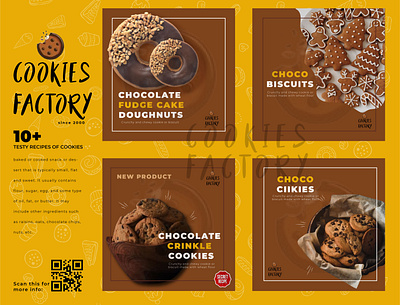 Cookie Advertisement app branding design graphic design illustration logo typography ui ux vector