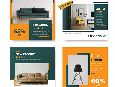 Furniture Advertisement app branding design graphic design illustration logo typography ui ux vector