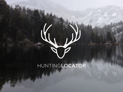 Hunting Locator hunt hunting icon illustration logo