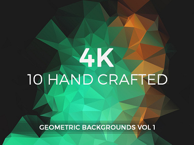 Hand crafted Geometric Backgrounds