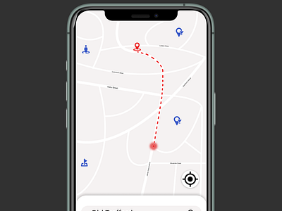 Daily UI Challenge 020. Location Tracker