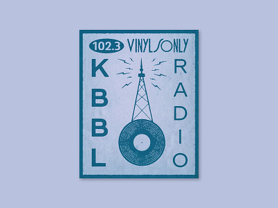 kbbl branding design flat graphicdesign icon illustration minimal music typography vector