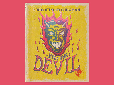 devil blues branding crossroads design devil flat graphicdesign illustration mickjagger music