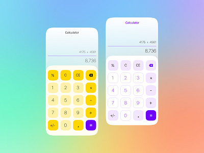 calculator application calculator calculator app calculator design concept daily ui dailyui design ui ux