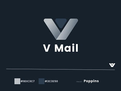 V Mail  - Logo Design