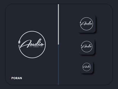 Audio jack - Logo and App icon design