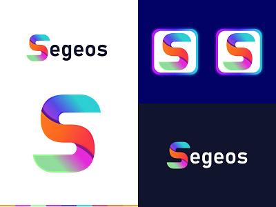 S Letter Logo Design app art brand identity brand logo branding branding logo colorful logo design gradient logo icon illustration logo logo design s letter s letter logo s logo vector