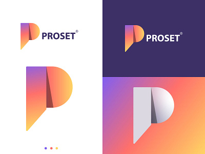 P Letter Logo | Proset | Brand Identity