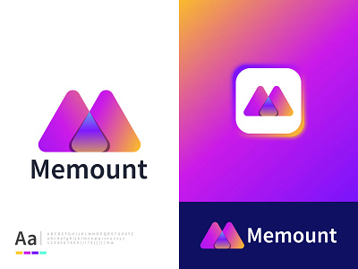 M Letter Logo | Memount | Brand Identity