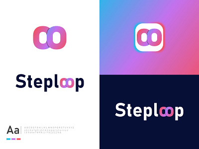 O + O Letter Logo | Steploop | Brand Identity