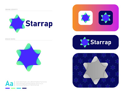 Star Icon | Starrap | Brand Identity app app icon brand identity branding branding logo icon identity illustration logo logo design mark vector website