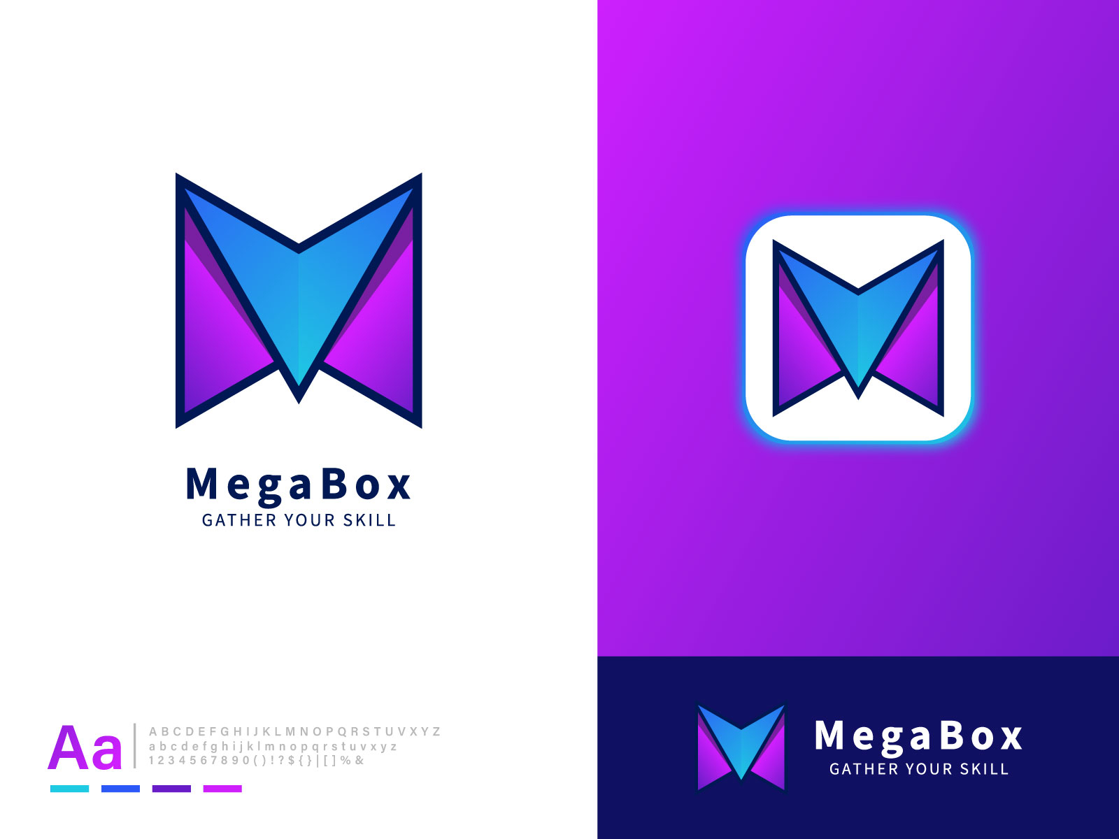 M Letter Icon Megabox Brand Identity By Pexels Pro On Dribbble