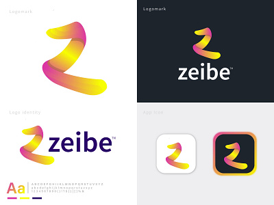 Z Letter Icon | zeibe | Brand Identity app app icon brand brand identity branding branding logo design icon identity illustration logo logo design logodesign logos mark minimal monogram startup vector