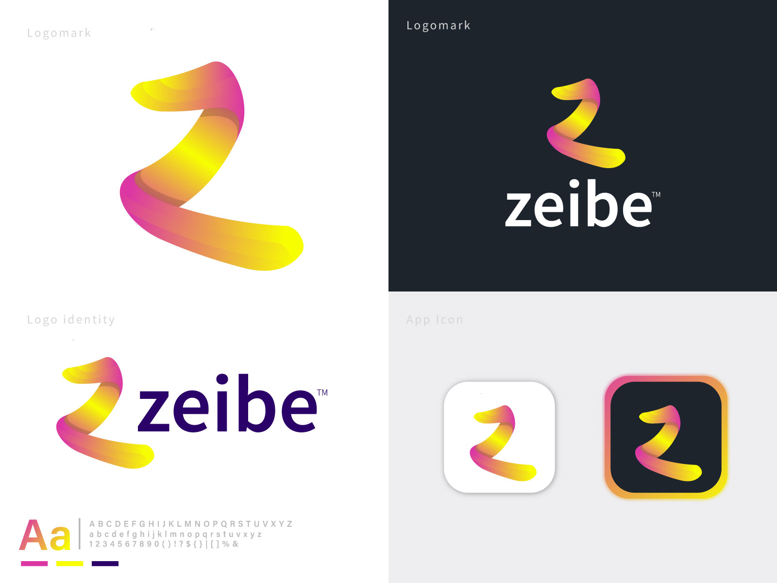 Z Letter Icon Zeibe Brand Identity By Pexels Pro On Dribbble