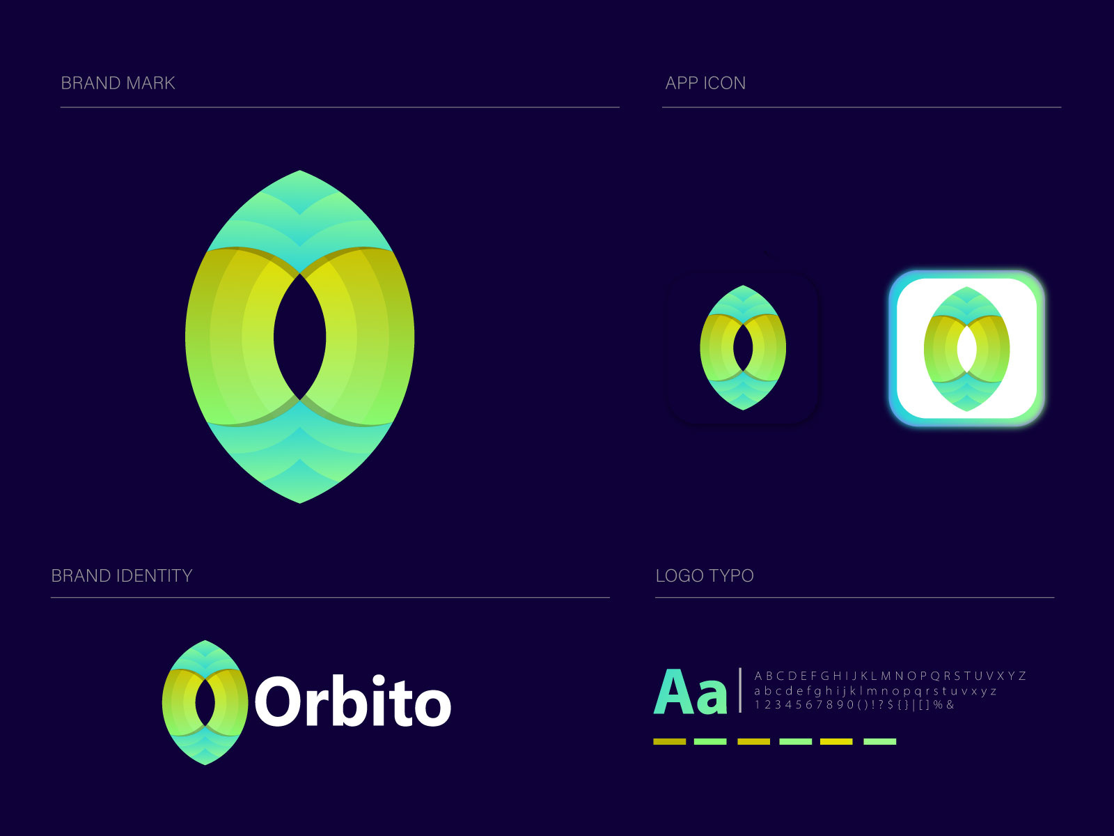 O Letter Logo Orbito Brand Identity By Pexels Pro On Dribbble