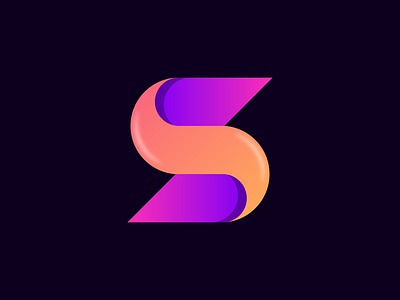 S letter icon logo design