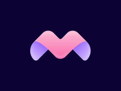 M Letter Icon Logo Design