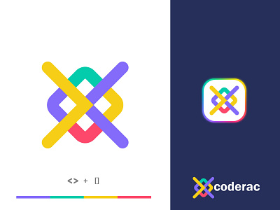 Coding icon Logo Design 3d app app icon brand identity branding branding logo coding logo design graphic design illustration logo logo design vector