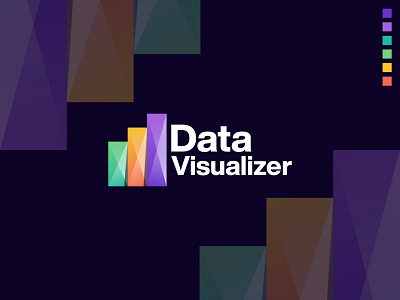 Data Visualizer Modern Icon Logo Design