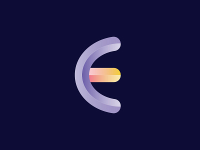 E Letter Modern Icon Logo Design