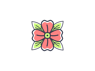 Flower Icon logo design