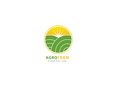 AgroFram Icon logo design brand identity