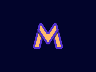 M Letter Icon Logo Design brand