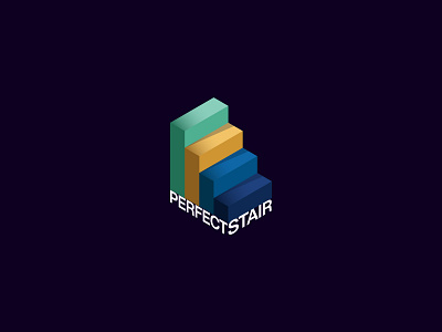 Stair Icon logo design graphic design