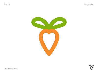 Carrot Icon Logo Design abstract logo