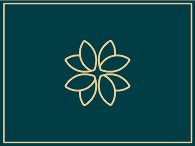 Florist icon luxury logo