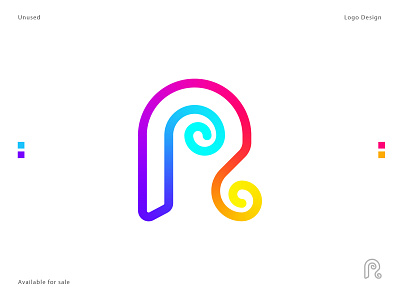 R letter creative modern minimalist logo design minimalist logo