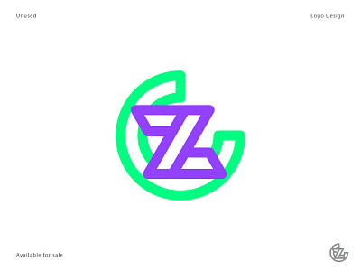 ZC letter logo, logo design, brand mark, symbol, abstract logo modern logo