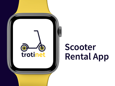 Trotinet - Scooter Rental App mobile app scooters ui design