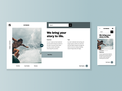 Minimal Website Concept branding design graphic design ui ux