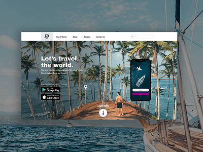 Travel Desktop Concept by Nisha Anderson on Dribbble