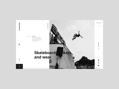 Skateboard Ecommerce Website branding concept design ecommerce graphic design longboard skateboard ui user interface ux website