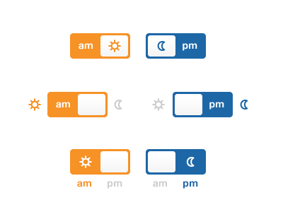 am/pm Switches icon moon morning night sun switch switches ui user interface ux
