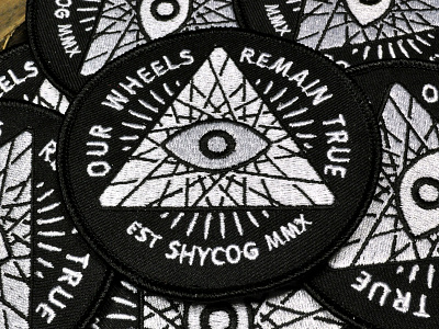 The Eye bicycle bike chicago cycling fixed gear patch