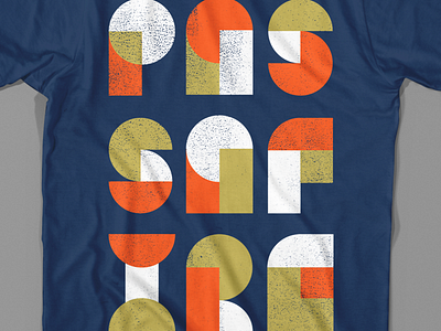 Passafire Band Merch apparel lettering retro tshirt typography vector