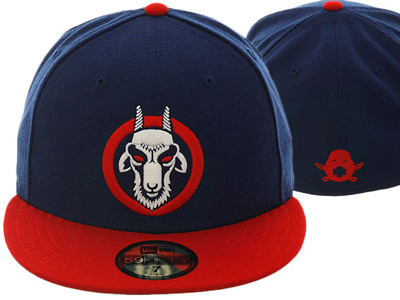 Reverse the Curse baseball chicago cubs curse goat hat illustration new era vector