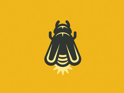 Firefly Concept bug firefly illustration insect lightning bug vector