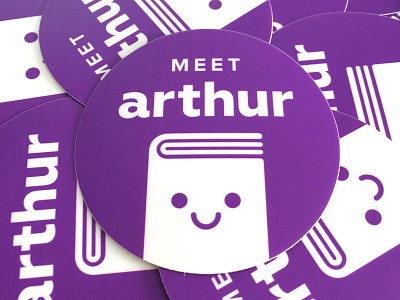 Arthur Stickers app book books library reading