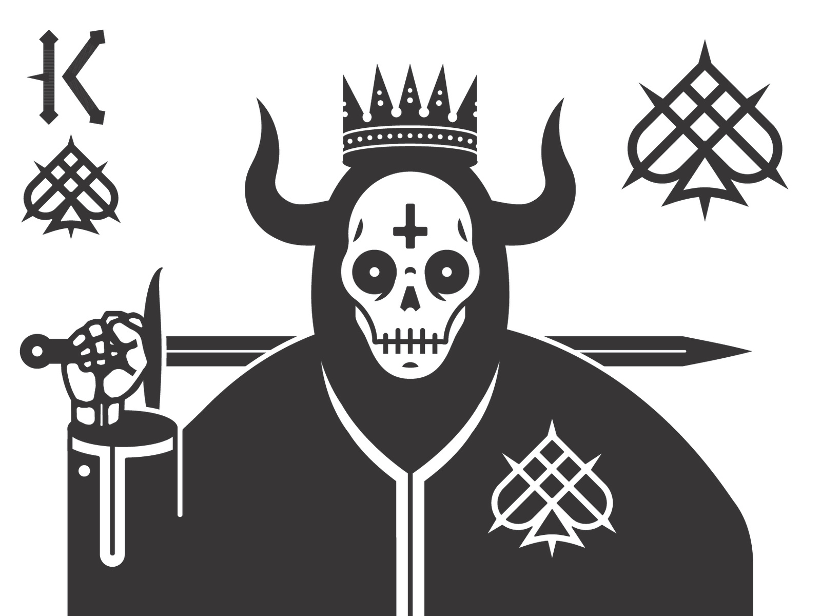 king of spades logo king of spades logo
